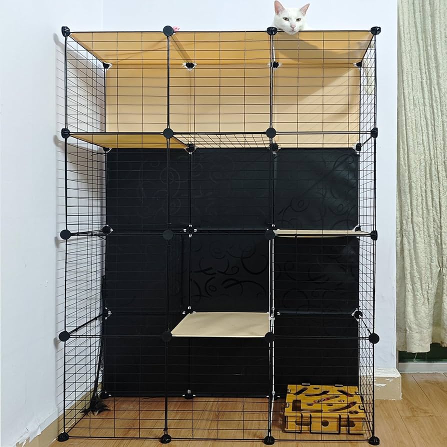 Sulgoty 猫 ケージ 大型 1から4段まで変更可能 耐8kg 多頭飼い Amazon.co.jp: Sulgoty 猫 ケージ 大型 1から4段まで変更可能